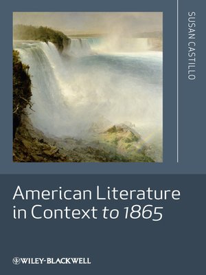 cover image of American Literature in Context to 1865